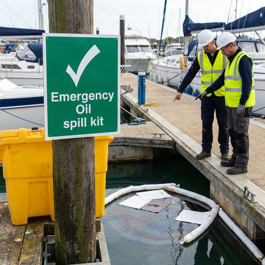 Emergency Oil Spill Kit – Safety Signs – Industrial Use