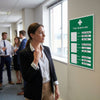 First Aid Sign Holder – 215mm x 310mm – 3mm PVC – Indoor Use