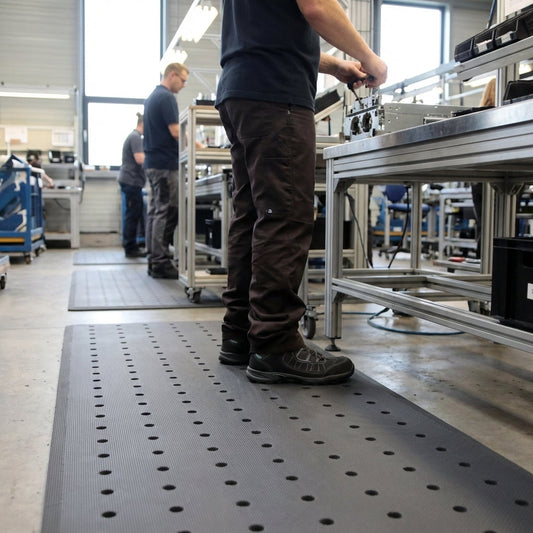 Anti-Fatigue Mat with Holes – Advanced Gel-Foam Comfort – Industrial Use