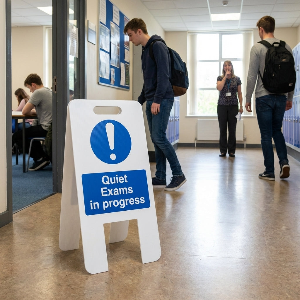 Free Standing Floor Sign – 300mm x 600mm – Fluted Polypropylene – Indoor & Outdoor