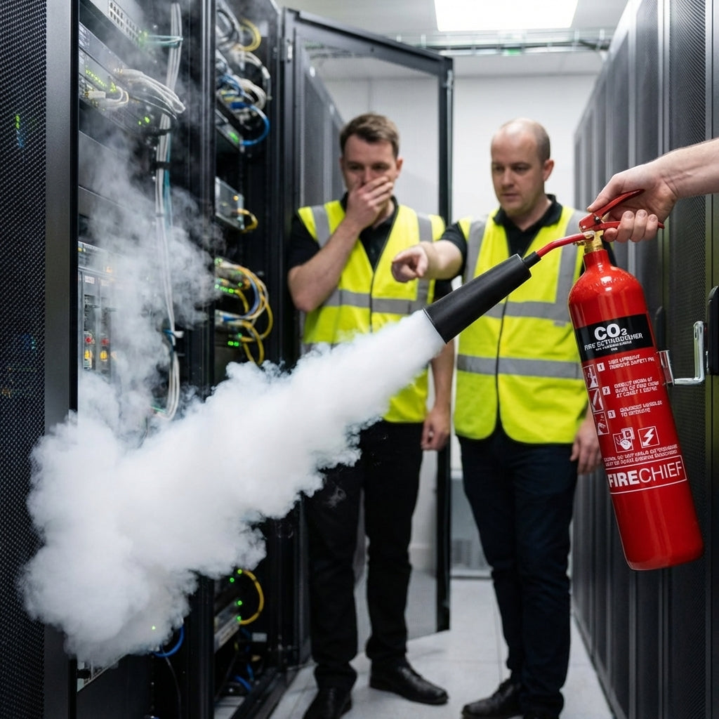 CO2 Fire Extinguisher – Aluminium – Lightweight & Durable – Office & Electrical Safety