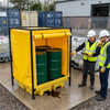 4 Drum Spill Containment Pallet – Covered – Polyethylene – Industrial