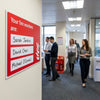 Fire Warden Adaptable Sign – 310mm x 215mm – 3mm PVC – Indoor Safety