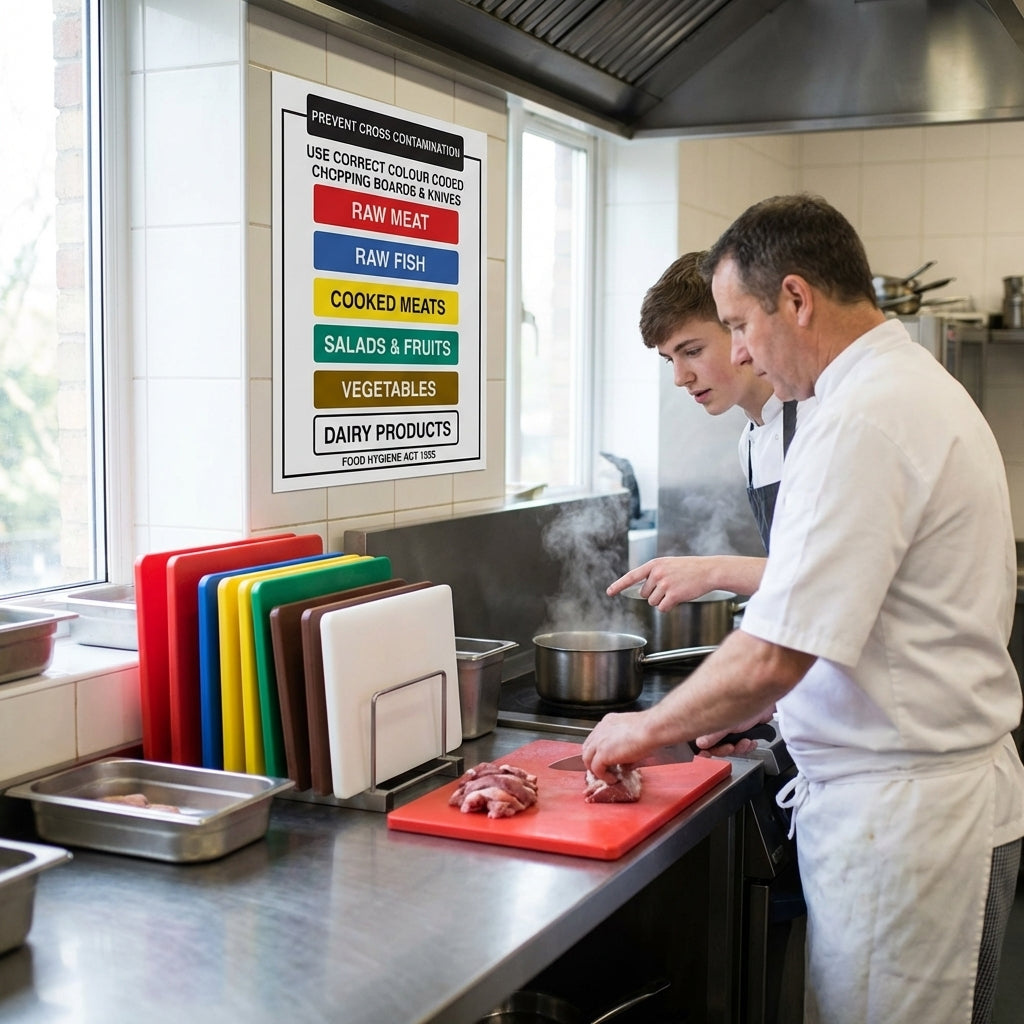 Prevent Cross Contamination Signs – Professional Use