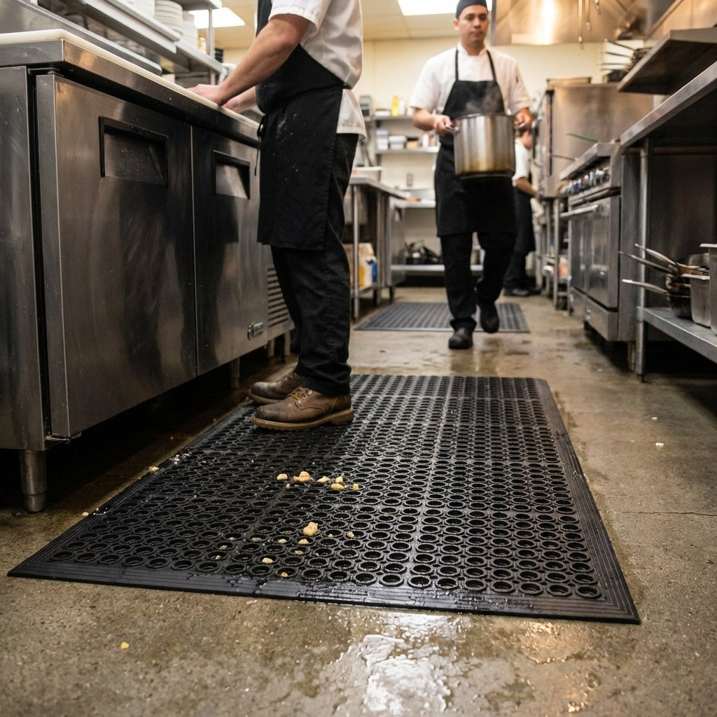 Non-Slip Rubber Workstation Mats – Durable & Safe – Indoor/Outdoor Use
