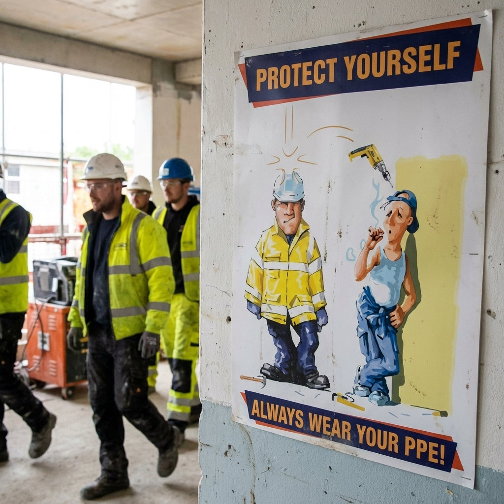 Safety Poster – Always Wear Your PPE – 510mm x 760mm – Synthetic Paper – Indoor & Outdoor