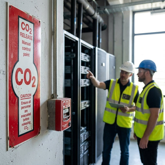 CO2 Release Manual Control Point Sign – Indoor/Outdoor