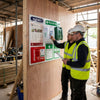 Compact Info Board – 940 x 920mm – Rigid Plastic – Site Safety