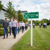 Assembly Point Right Verge Sign – 450mm x 150mm – 2mm Aluminium – Outdoor Use