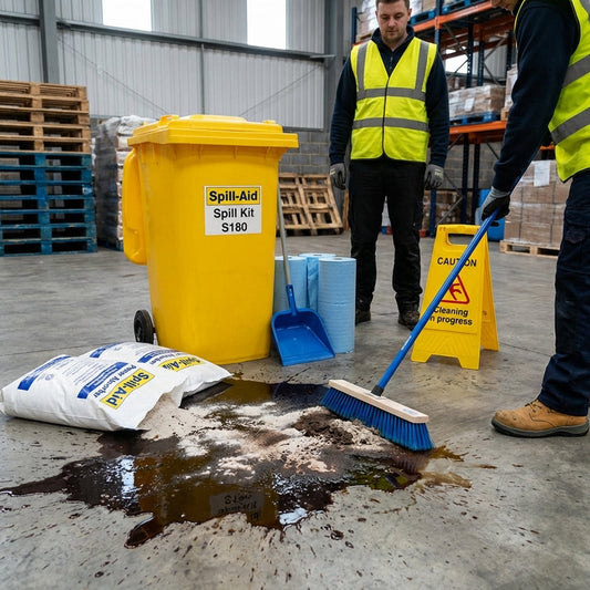 Spill Kit – 240L – Durable Wheeled Bin – Industrial Use