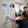 Pandemic Flu First Aid Poster – 594mm x 420mm – Synthetic Paper – Indoor/Outdoor