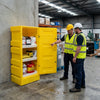 Polyethylene Storage Cabinet – 1.7m High – 70 Litre Sump – Industrial Use