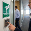 Press To Exit Sign – Standard – Indoor/Outdoor Use