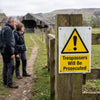 Trespassers Will Be Prosecuted Sign – Durable Material – Outdoor Use